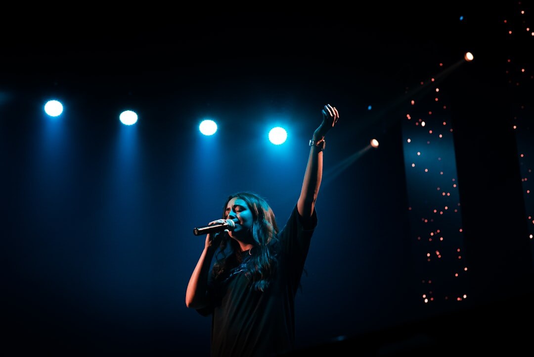 famous female singer performing